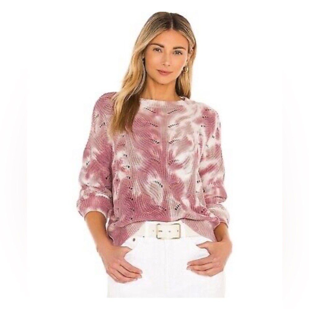 Revolve 525 America Tye Dye Boyfriend Sweater